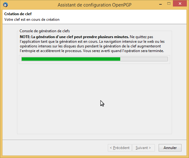 configuration d’OpenPGP